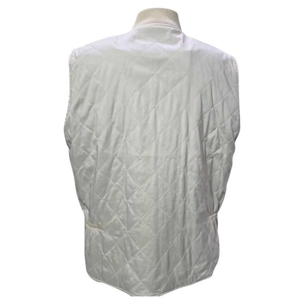 Loro Piana Embroidered Logo Reversible Vest Jacket in Grey Polyamide - Picture 7 of 10
